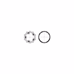 Description générale Jeu de roue et couronne pour moteur de volet roulant, spécialement conçu pour intégration dans un tube d ...