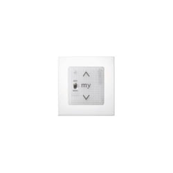 Commande Somfy Smoove Uno Io Compatible - Blanc + Cadre Som1811405