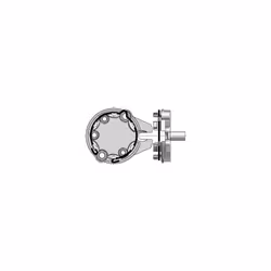 Support moteur opérateur Ø50/Ø60 pour stores banne avec pion de 20 mm de marque Somfy Ce support est adapté pour les moteur S ...