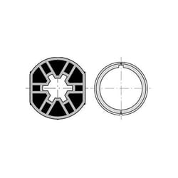 Somfy - Adaptations moteur Axe rond Ø40mm 9500411 - pour Moteur Ø40mm