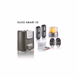 Kit Motorisation Automatisme Portail ELIXO SMART io Pack Confort - pour portails coulissants jusqu’à 6m 300 kg + Batterie de  ...