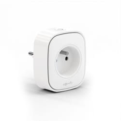 Somfy - 1871215 - Prise intérieure connectée Zigbee on/off type e - Capteur de consommation électrique - Améliore la portée radio - Routeur pour