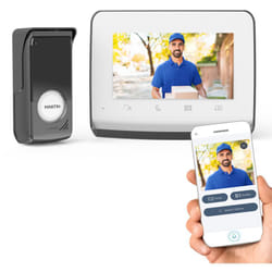 1871229 - Visiophone V350 Connect, Interphone connecté - Ecran 7 pouces - Vision nocturne - Gestion des visites à distance par smartphone - Contrôle