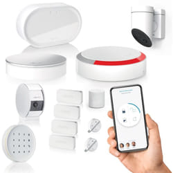Somfy - 1875347 - Home Alarm Advanced - Pack video plus - Alarme Maison gsm sans Fil Connecté Wifi - Caméras de surveillance extérieure et intérieure