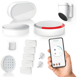 Somfy - 1875348 - Home Alarm Advanced - Pack video extérieur - Alarme Maison gsm sans Fil Connecté Wifi - Caméra de surveillance extérieure