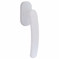 Poignée de fenêtre oscillobattante PVC laqué blanc RAL 9016