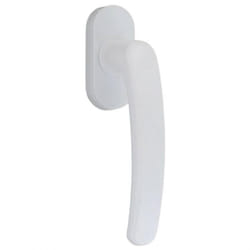 Poignée de fenêtre oscillobattante PVC laqué blanc RAL 9016