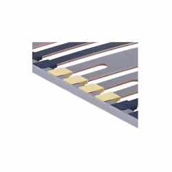 Sommier 160 x 200 Cadre à lattes 160x200 (2x80x200) 3 zones Flat Cap