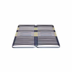 Sommier 160 x 200 Cadre à lattes 160x200 (2x80x200) 5 zones Flat Cap