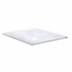 Epéda JJ0733014019000, Polyester, Viscose, Blanc, 1900 mm, 1400 mm, 50 mm