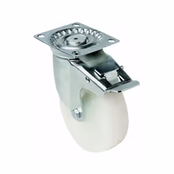Permet une manutention sur sols durs en bon état avec faible effort au démarrage. Roue dure en polypropylène blanc non tachan ...