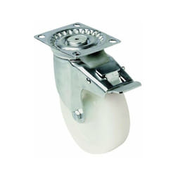 Finish - Roulette polyamide blanc fixediam 200 h 235
