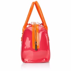 Sac bowling - CHRISTIAN LACROIX - Jonc 3 - Verni - Femme - Orange - Fushia