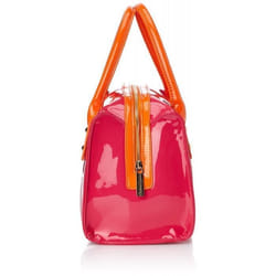 Sac bowling - CHRISTIAN LACROIX - Jonc 3 - Verni - Femme - Orange - Fushia