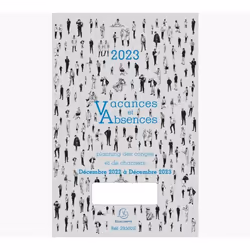 Exacompta 29500E, Bleu, Gris, Image, Couverture rigide, Papier quadrillé, 200 mm, 297 mm