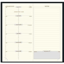Exacompta - 1 Agenda Semainier Espace 17 Cassan…