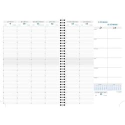 Agenda semainier - EXACOMPTA - Consultations W - 21x297 cm - Souple - 1 semaine sur 2 pages