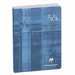 Agenda - CLAIRE FONTAINE - Journalier - 12x17 cm - Couverture souple - Bleu foncé
