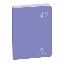 Agenda 1 jour/page EXACOMPTA Soft Harmony 12x17cm 2024-2025 violet