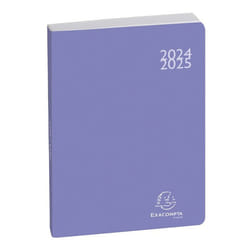 Agenda 1 jour/page EXACOMPTA Soft Harmony 12x17cm 2024-2025 violet