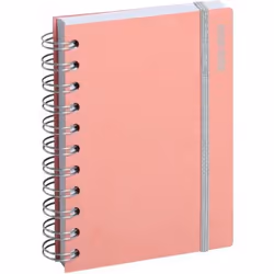 Agenda scolaire 2022/2023 - Exacompta - Spirales - 10 x 15 cm - Rose pastel