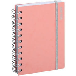 Agenda scolaire 2022/2023 - Exacompta - Spirales - 10 x 15 cm - Rose pastel