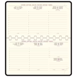Agenda de poche - EXACOMPTA - Temporel 16S - 9 x 16 cm - Semainier - Spirales