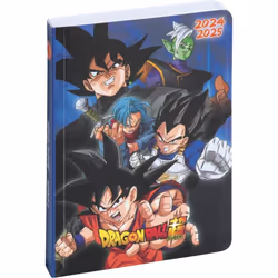 Agenda scolaire - 2024/2025 - 1 page par jour - Dragon Ball - 12x17cm - Bleu