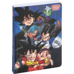 Agenda scolaire - 2024/2025 - 1 page par jour - Dragon Ball - 12x17cm - Bleu