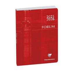 Agenda scolaire CLAIREFONTAINE Forum Metric Rouge 2025-2026