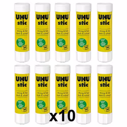 UHU bâton de colle sans solvants 82 g Lot de 10