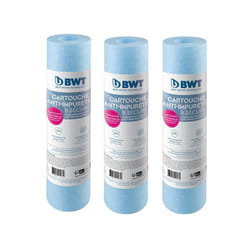 BWT - Cartouches et media filtrants - Cartouches b.secure - Anti-impuretés - Lot de 3 de