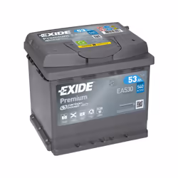Technologie: CA / CA épaisses Capacité: 53Ah Polarité: + à droite Poids: 12.8kg " Technologie CA / CA épaisses Compatible Sta ...