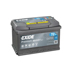 Exide - batterie premium LB3 12V 72AH 720A 278X175X175 +d EA722