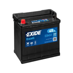 Exide - batterie excell E2 12V 45AH 330A 220X135X225 +g EB451