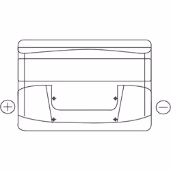 Exide Excell EB741 batterie de véhicule Sealed Lead Acid (VRLA) 74 Ah 12 V 680 A Voiture