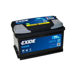 Exide - batterie excell LB3 12V 71AH 670A 278X175X175 +d EB712