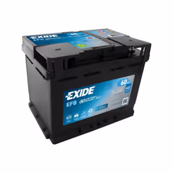 Technologie: EFB Capacité: 60Ah Polarité: + à droite Poids: 17.5kg " Technologie EFB Compatible Start Stop oui Capacité 60Ah  ...