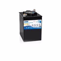 Batterie de marque EXIDE modèle ES1100-6 (type de bac: GC2 ) Tension: 6V Intensitée: 950A CCA Capacitée: 200Ah Dimensions: 24 ...