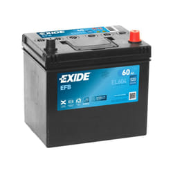 Exide - batterie efb D23 12V 60AH 520A 230X173X222 +d EL604