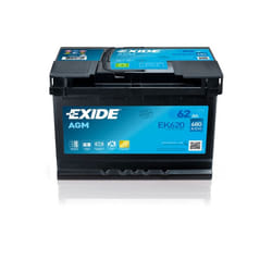 Exide EK620 batterie de véhicule Mat de verre absorbé 62 Ah 12 V 680 A Voiture