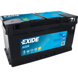 Exide EK960 batterie de véhicule Mat de verre absorbé 96 Ah 12 V 850 A Voiture