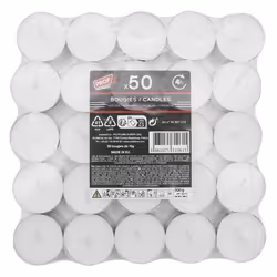 Bougies chauffe-plat - SPAMEL - Lot de 50 - Ambiance apaisante - Élégance décorative - Moments de détente