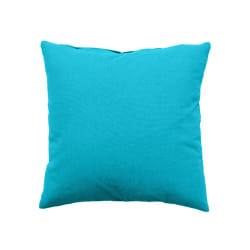 tolinux Coussin uni effet Bachette - Turquoise