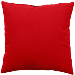 Tolinux Coussin Uni Bachette Rouge 60x60 cm