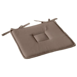 Galette de Chaise Effet Bachette - Marron