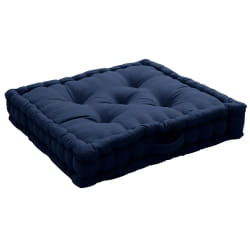 Tolinux Coussin de Sol Panama Bleu Marine (50x50 cm)