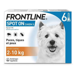 FRONTLINE Spot On chien 2-10kg - 6 pipettes