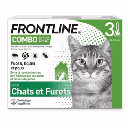 Antiparasite pour chat Frontline Combo (x3)