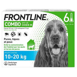 Frontline Combo Chien M (10-20 kg) 6 Pipettes